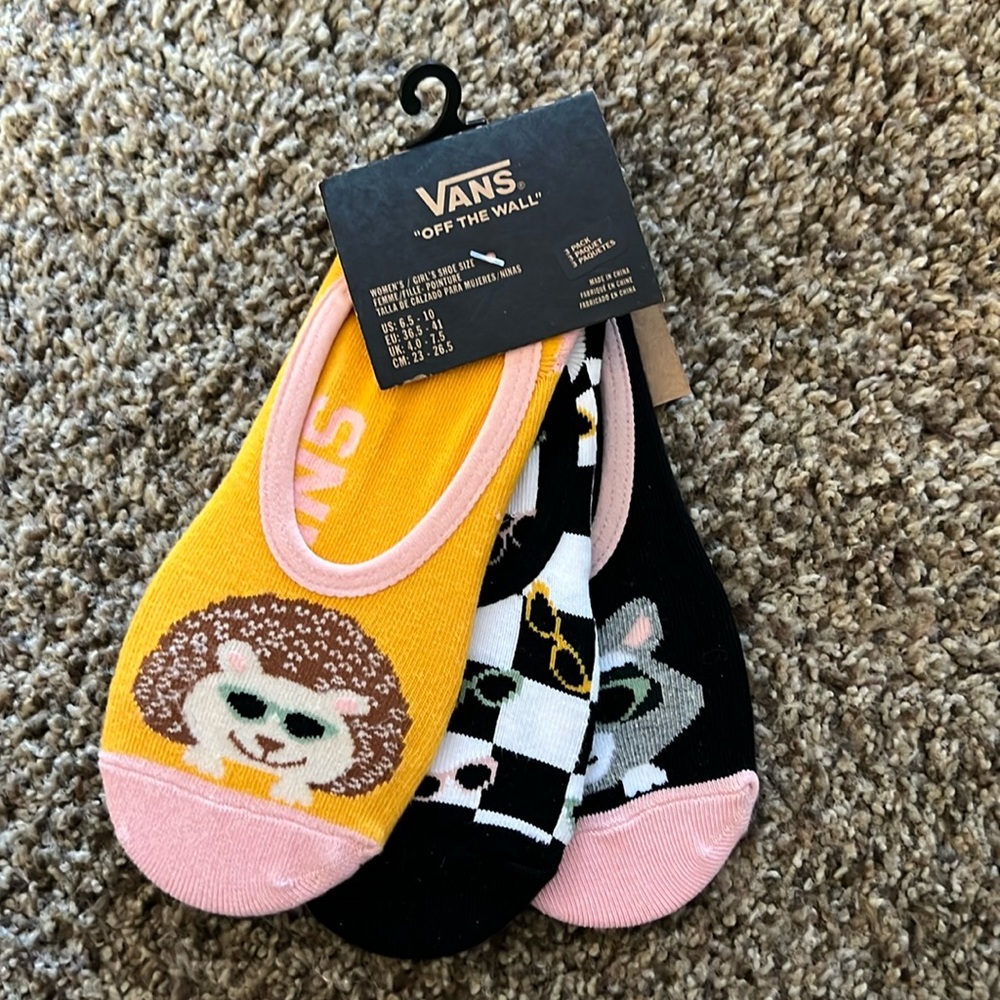 NWT 3 Pack Of Vans Socks